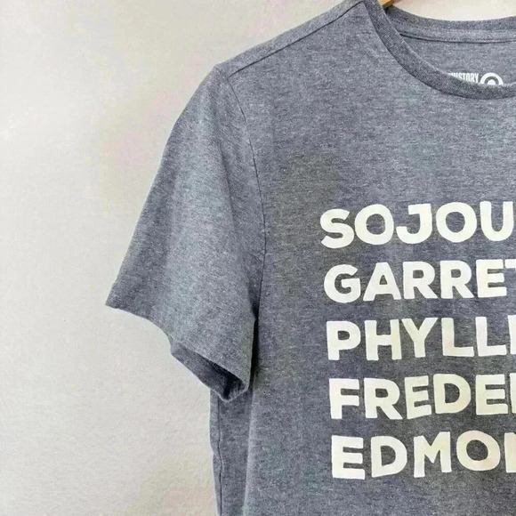 Target Womens Black History Month T Shirt Names On Front And Back Size Small - Picture 2 of 5